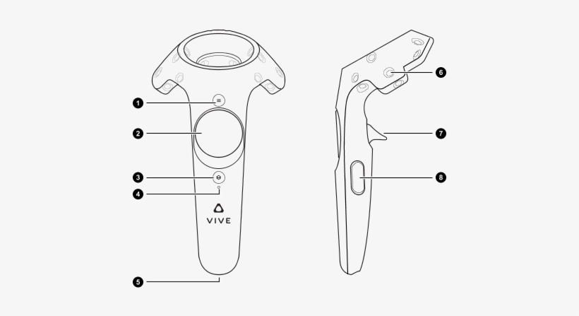 Htc Vive コントローラー, transparent png #1650849