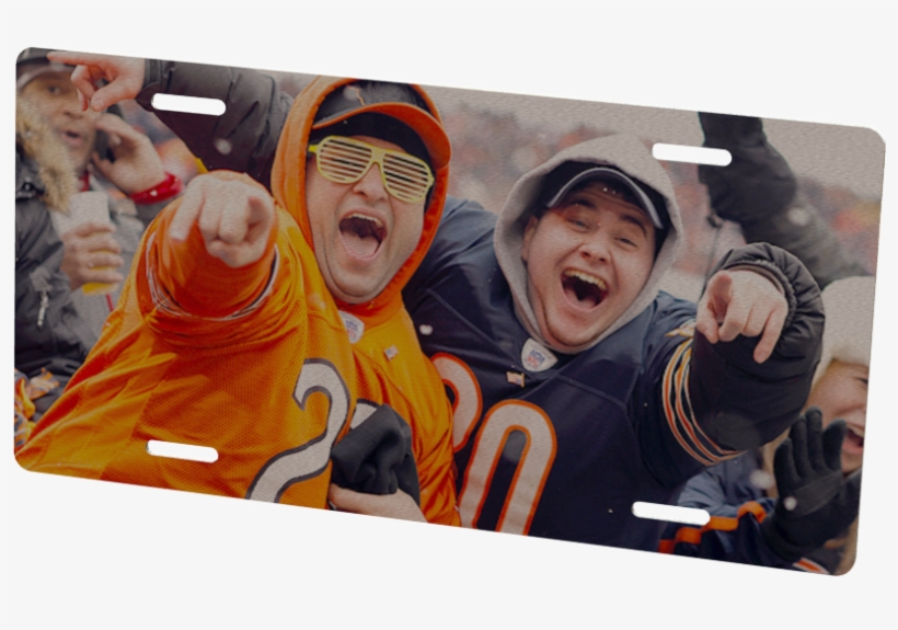 Chicago Bears Custom Metal Photo - Chicago Bears, transparent png #1651098