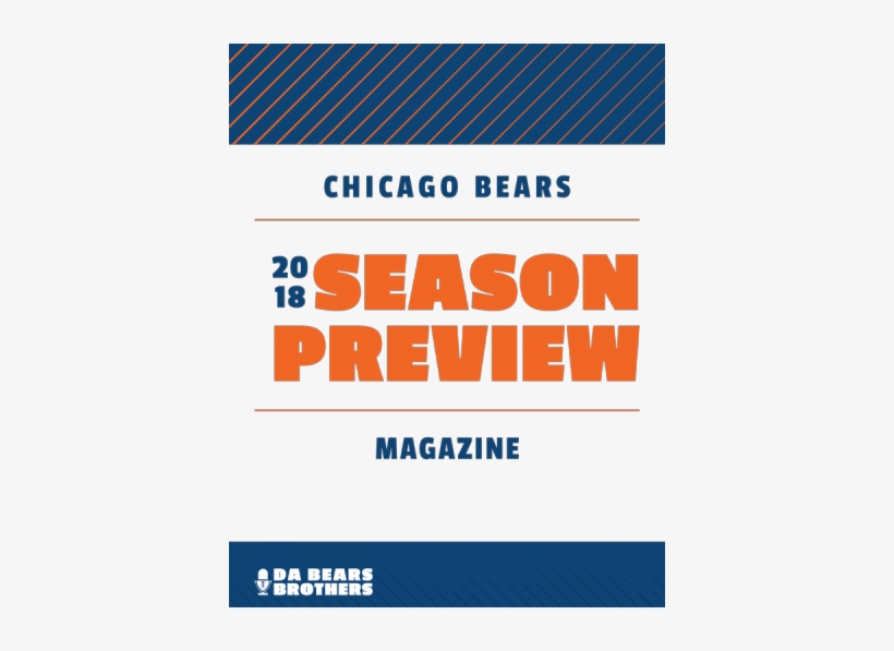 [free Sample] Chicago Bears 2018 Season Preview Magazine - Chicago Bears, transparent png #1651297