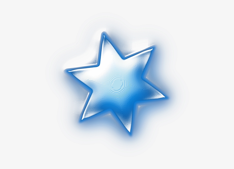 Star Glow Blue Favorite Public Domain Pictures Free - Blue Star, transparent png #1652469