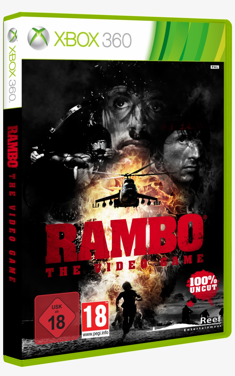 Xbox Packshot Usk - Rambo The Video Game Pc Dvd, transparent png #1652774