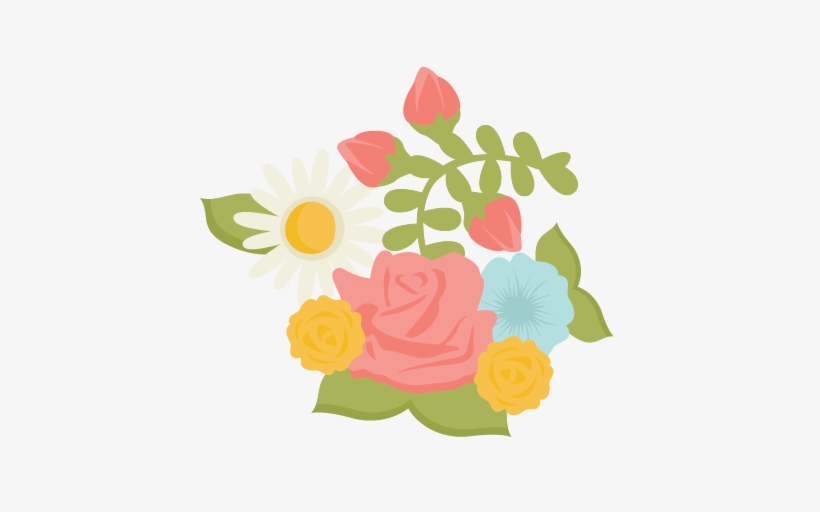 Rose Corner Flourish SVG scrapbook cut file cute clipart files for