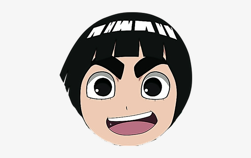 Png Stiker Stikers Rocklee Naruto Narutoshippuden Had - Naruto Rock Lee Chibi, transparent png #1653113