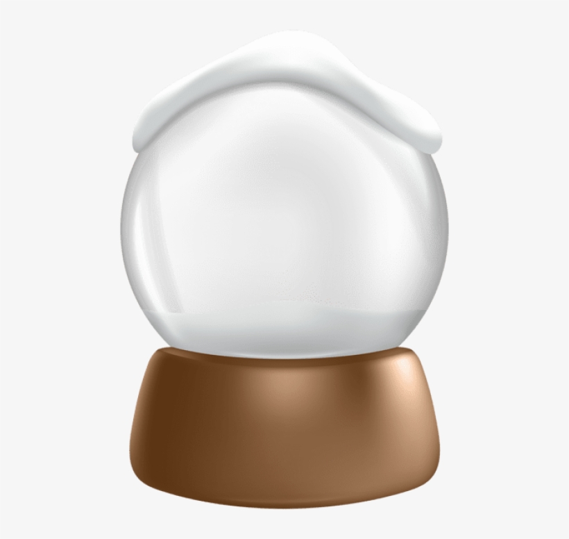 Empty Snow Globe Brown Png Clip Ar - Snow, transparent png #1653258