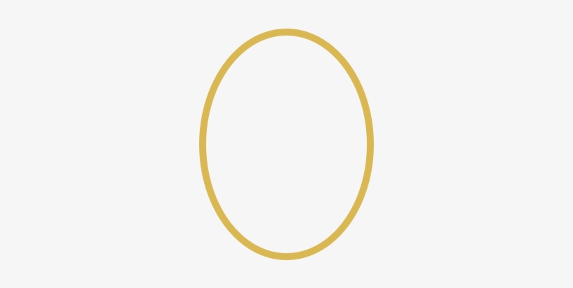 Hi There Start Over Here - Oval Gold Frame Transparent Background - Free  Transparent Png Download - Pngkey