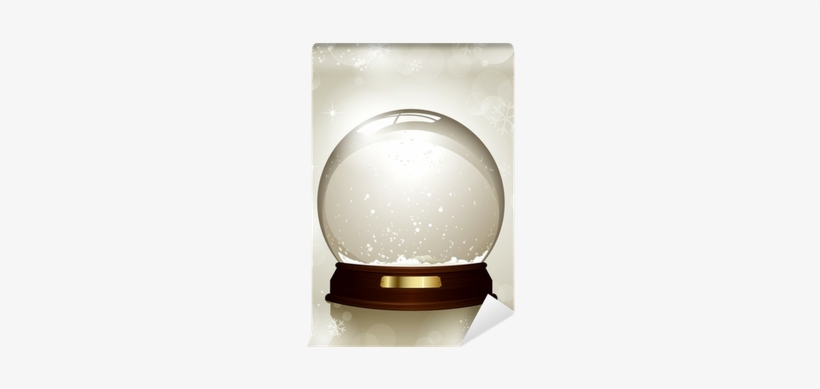 Empty Snowglobe Against A Bright Defocused Background - Sphere, transparent png #1653523