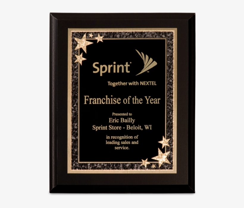 Starburst Plaque In Black Brass And Gold - Plaque Of Appreciation Wood, transparent png #1653543