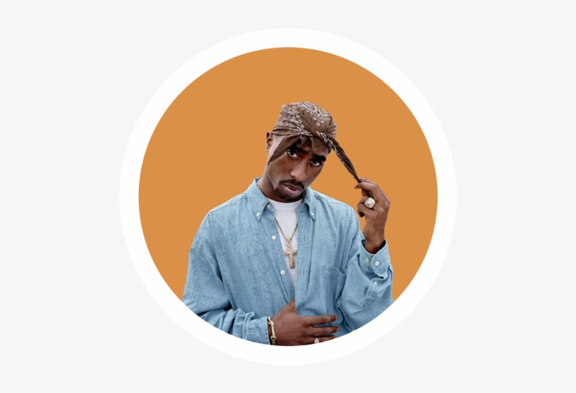 Tupac In Denim Shirt, transparent png #1653688