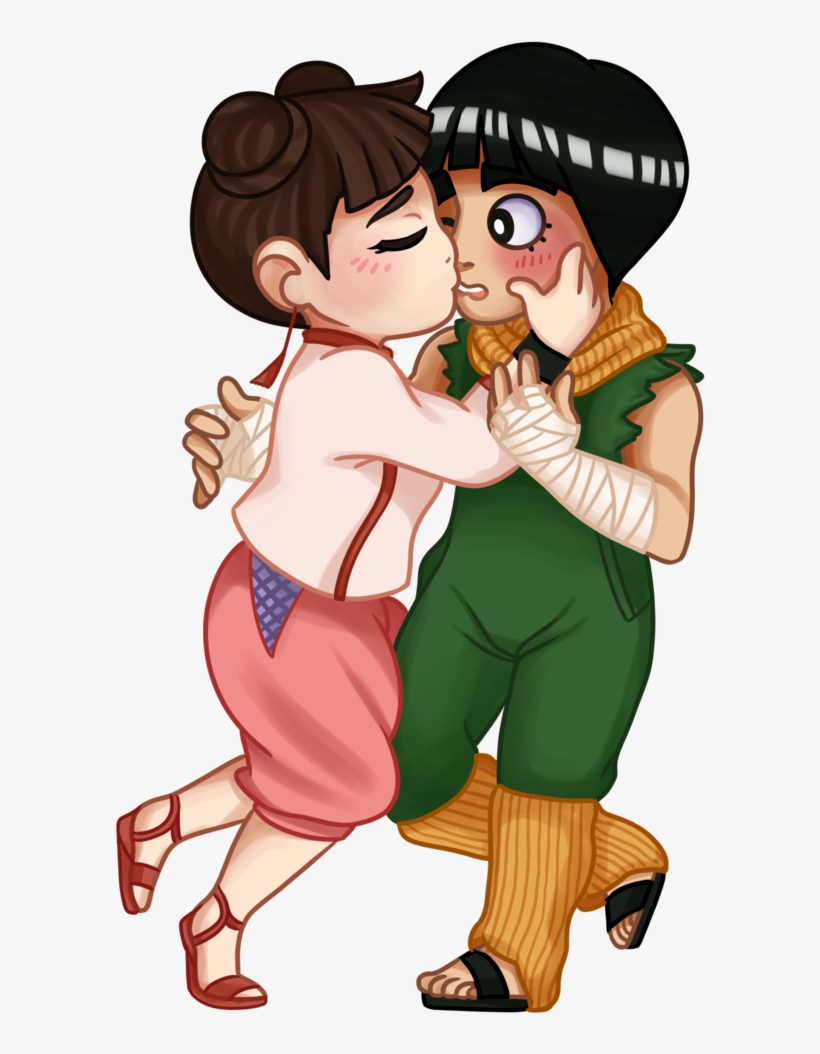 Anime, Setsulko, Naruto, Tenten, Rock Lee, Leeten - Cartoon, transparent png #1653833