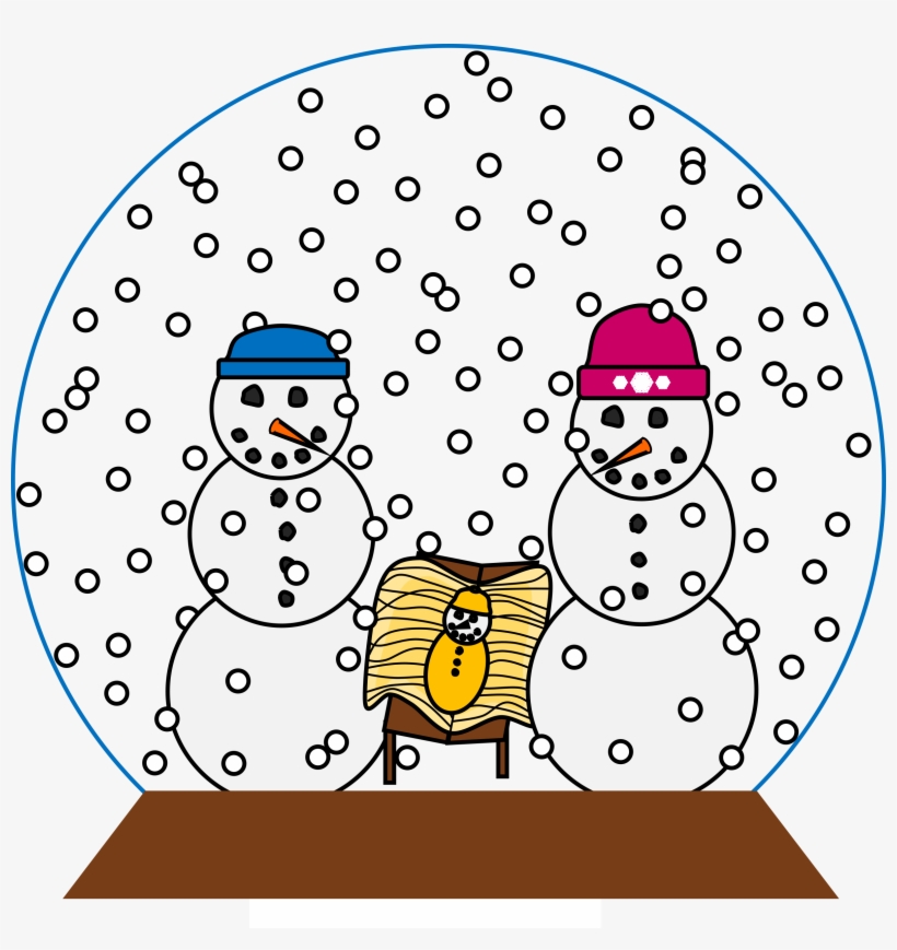 Christmas Snow Globe Clipart Png - Fröhliches Nicht-weihnachten Karte, transparent png #1654120