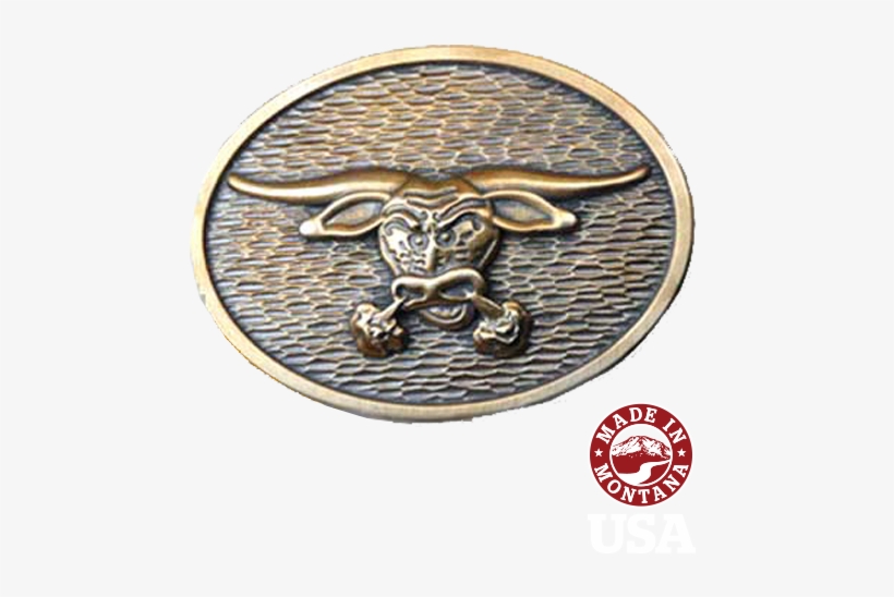 Red Oxx Bronze Belt Buckle Helps Hold Up Your Chaps - Buckle, transparent png #1654209