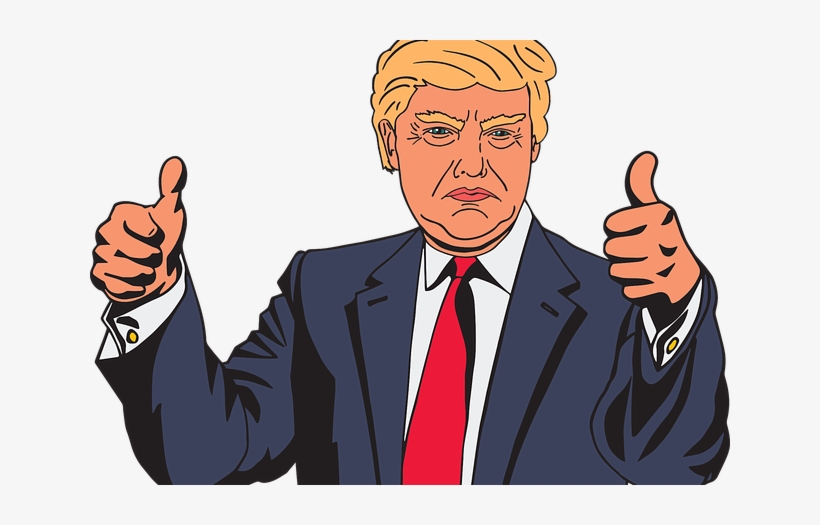 Trump - Trump Thumbs Up Cartoon - Free Transparent PNG Download - PNGkey Trump - Trump Thumbs Up Cartoon - Free Transparent PNG Download - PNGkey