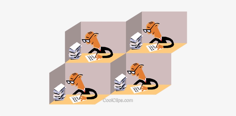 Office Worker Royalty Free Vector Clip Art Illustration - Basket Exercise, transparent png #1654466