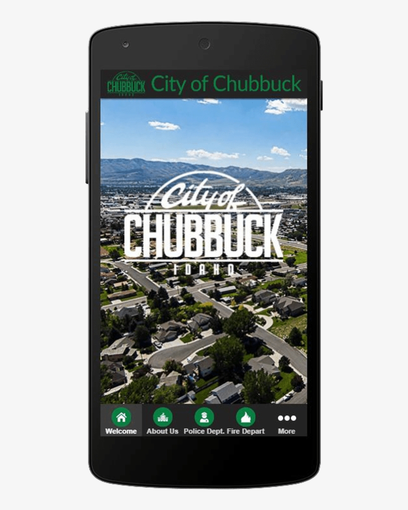 Introducing The City Of Chubbuck App - Smartphone, transparent png #1654709