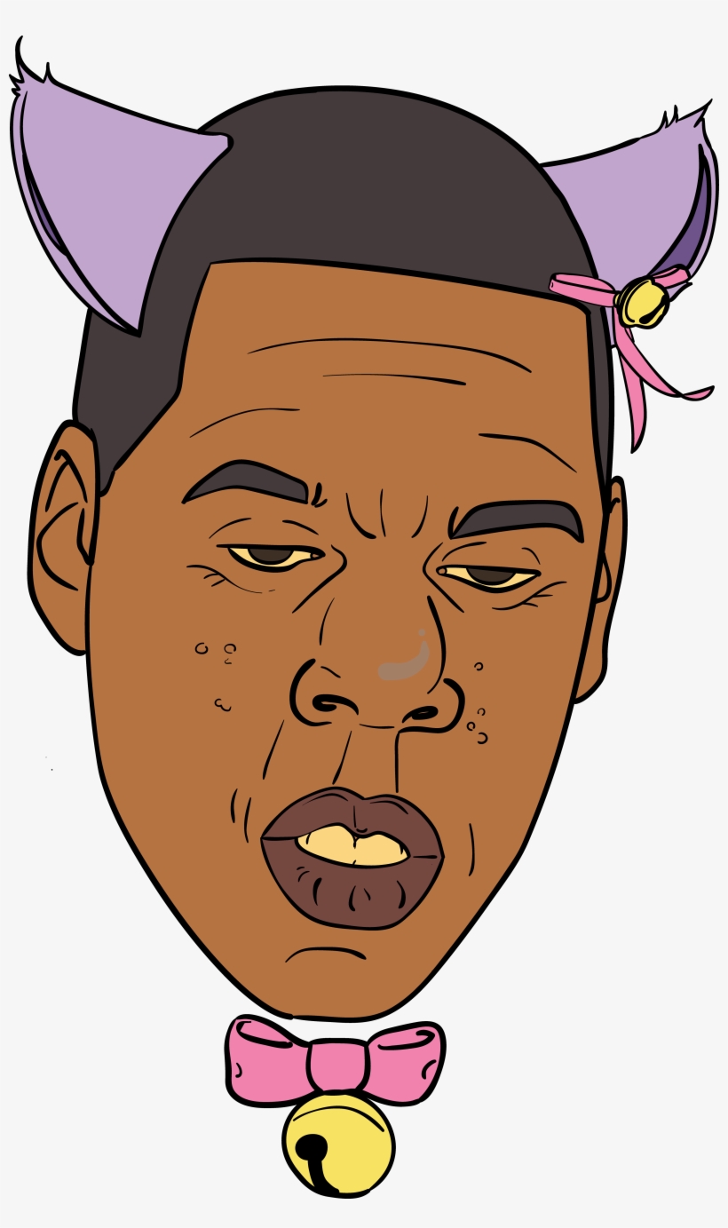 Adobe Illustrator Vector Of Jay-z In Kawaii Cat Girl - Library, transparent png #1654710