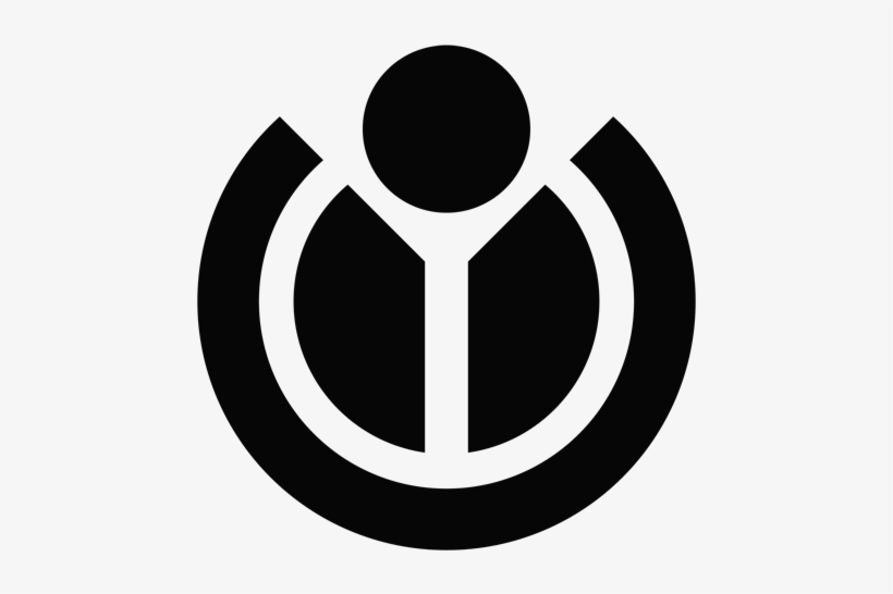 Black Wikimedia Logo - Wikimedia Foundation, transparent png #1655305