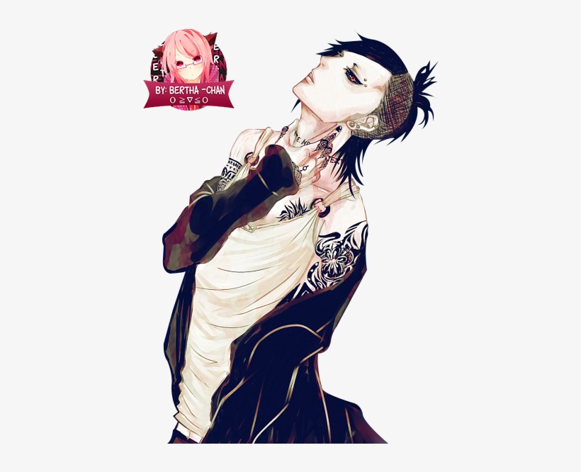 Uta Tokyo Ghoul Render By Bertha-chan On Deviantart - Uta Tokyo Ghoul Fan Art, transparent png #1655359