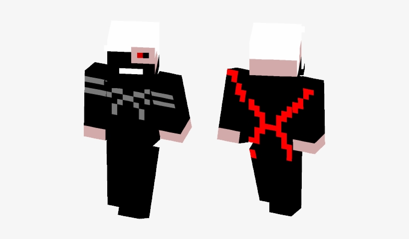 Kaneki Ken- Tokyo Ghoul Root A - Minecraft Skin John Wick, transparent png #1655443