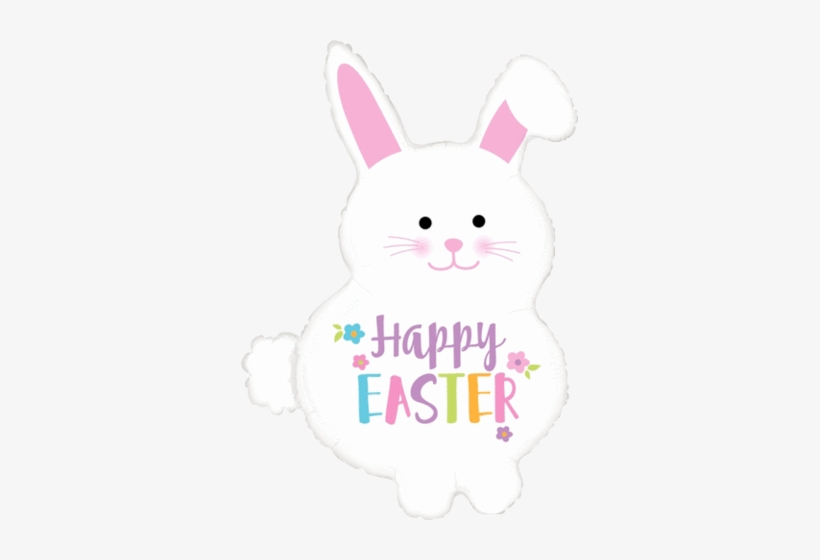 32" Happy Easter Bunny Balloon - Happy Easter Bunny Png, transparent png #1655471