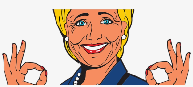 Putin's Bombshell Claim About Hillary - Hillary Clinton Draw Png, transparent png #1655614