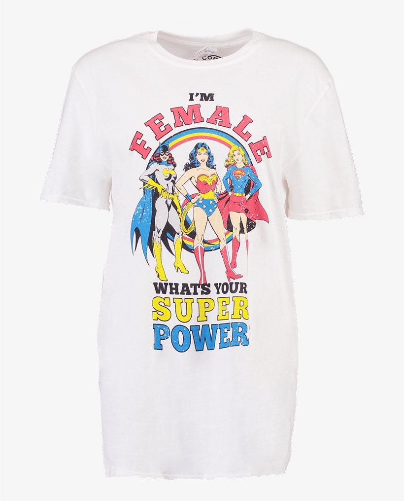 Lily I'm Female Wonder Woman T-shirt - Wonder Woman T-shirt, transparent png #1655641