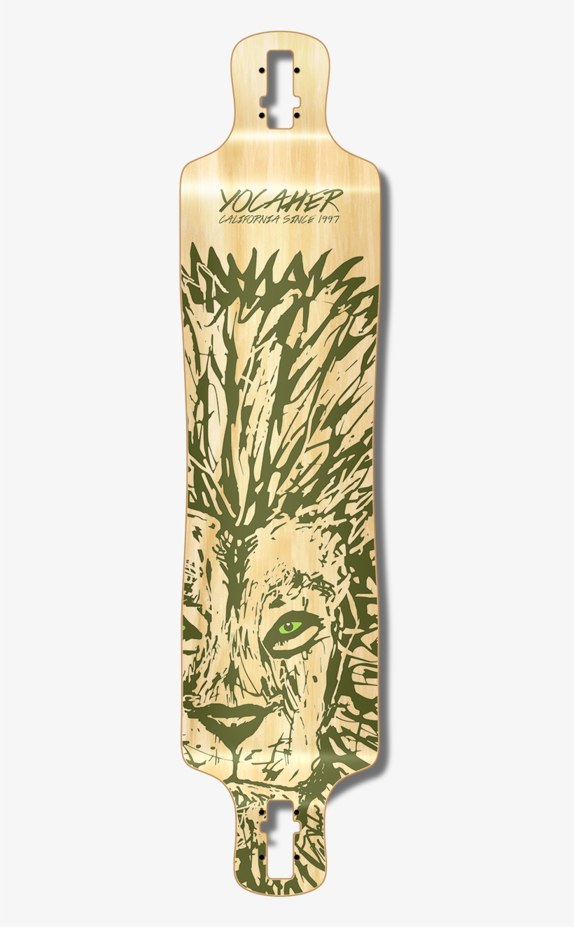 Yocaher Spirit Lion Longboard Complete Skateboard Cruiser, transparent png #1655689