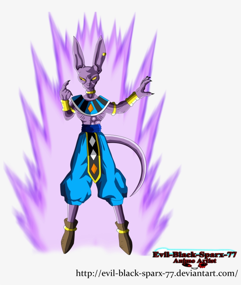 Beerus Transparent Lord Background Clip Free - Beerus, transparent png #1655810