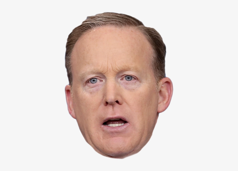 Sean Spicer - Sean Spicer Head Cutout, transparent png #1655947