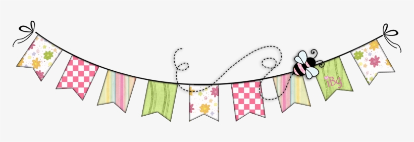 Happy Easter, - Pink Bunting Transparent Background, transparent png #1656070