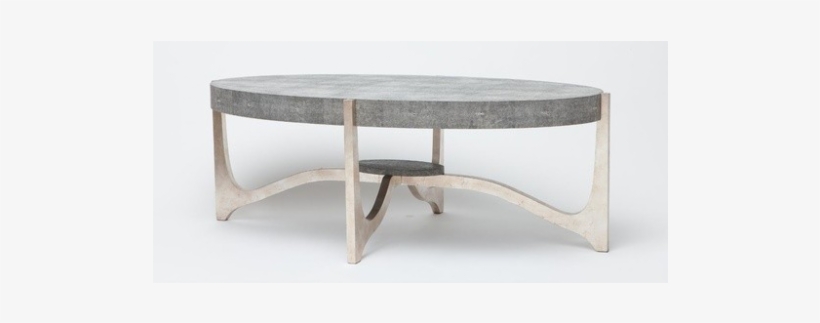 Dexter Coffee Table Cool Gray Shagreen From Belleandjune - Coffee Table, transparent png #1656381
