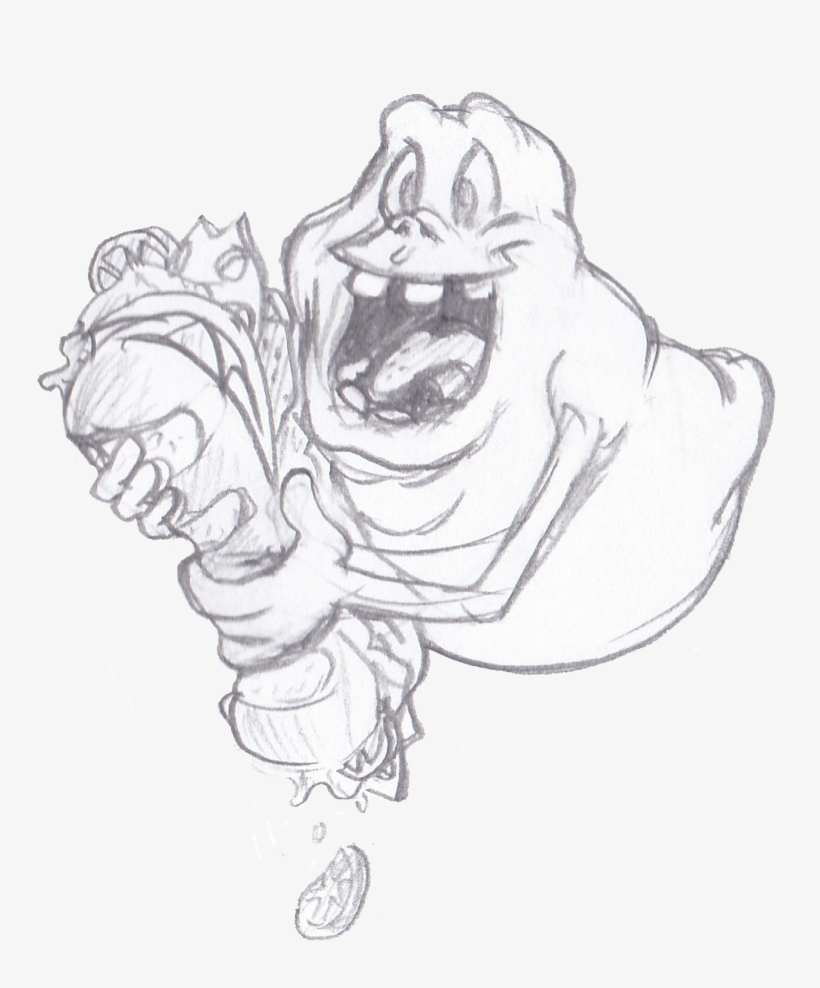 Published February 24, 2017 At 1639 × 2125 In Slimer - Drawing, transparent png #1656695