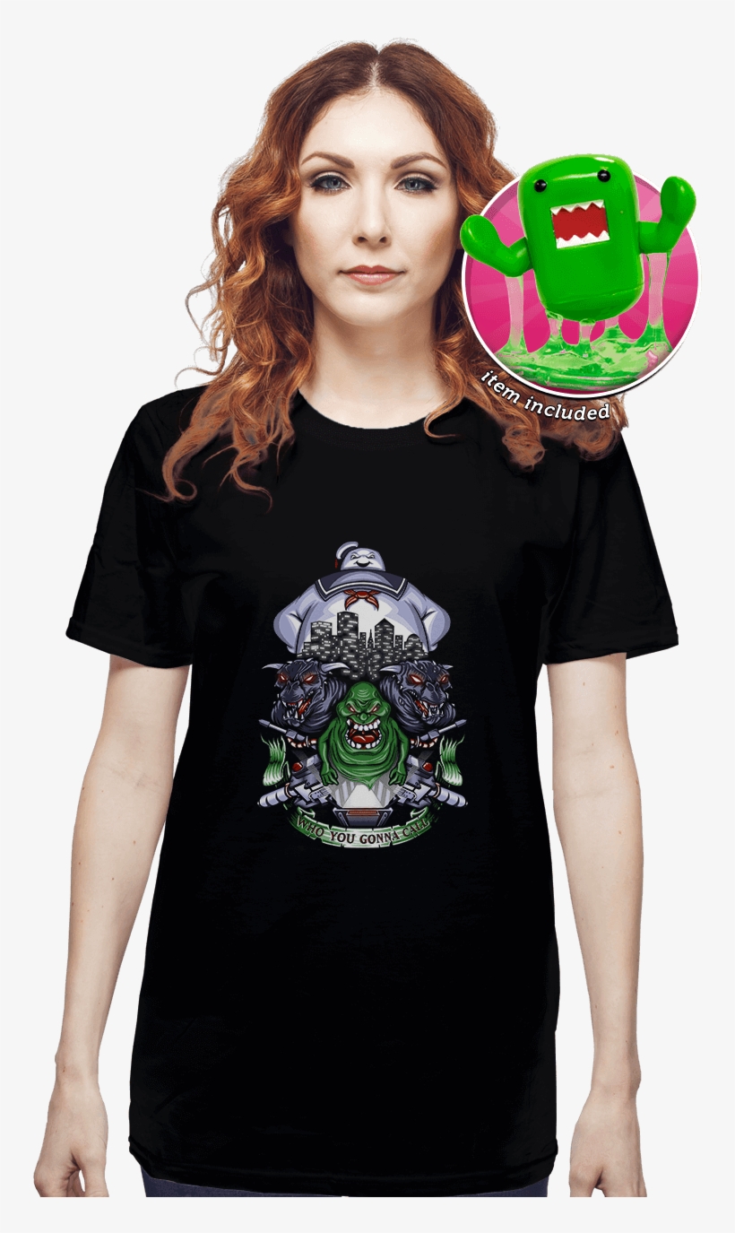Domo Slimer Bundle - Teefury Ghostbusters/stay Puft Marshmallow Man/slimer, transparent png #1656767