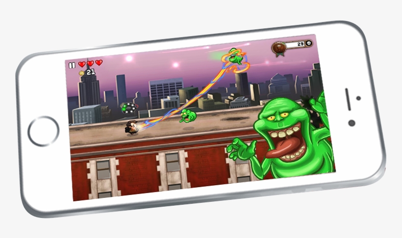 Painted New York City Roof Top With Reference To The - Iphone, transparent png #1656794