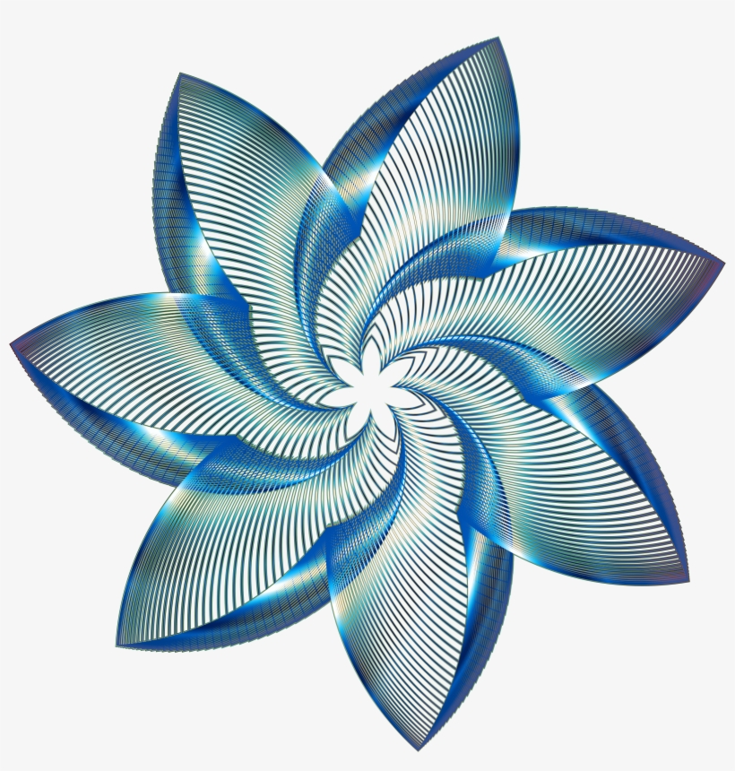 This Free Icons Png Design Of Prismatic Flower Line, transparent png #1656946