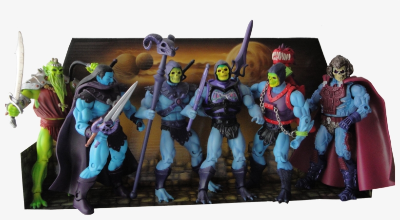 La Evolución De Skeletor Con Parte De Lo Que Ha Salido - Action Figure, transparent png #1656950