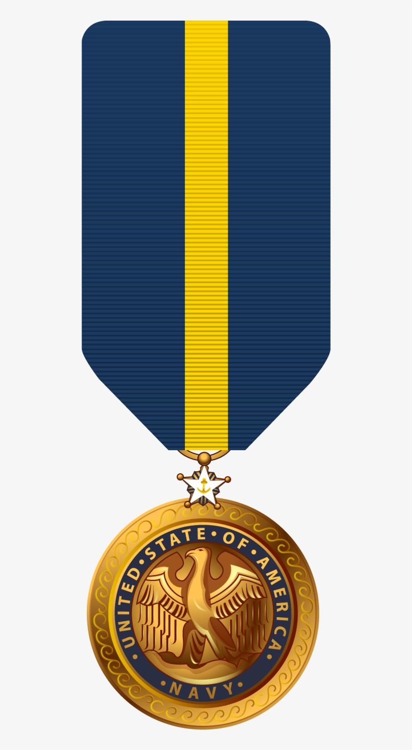 Marine Clipart Coast Guard - Navy Distinguished Service Medal Png, transparent png #1657384