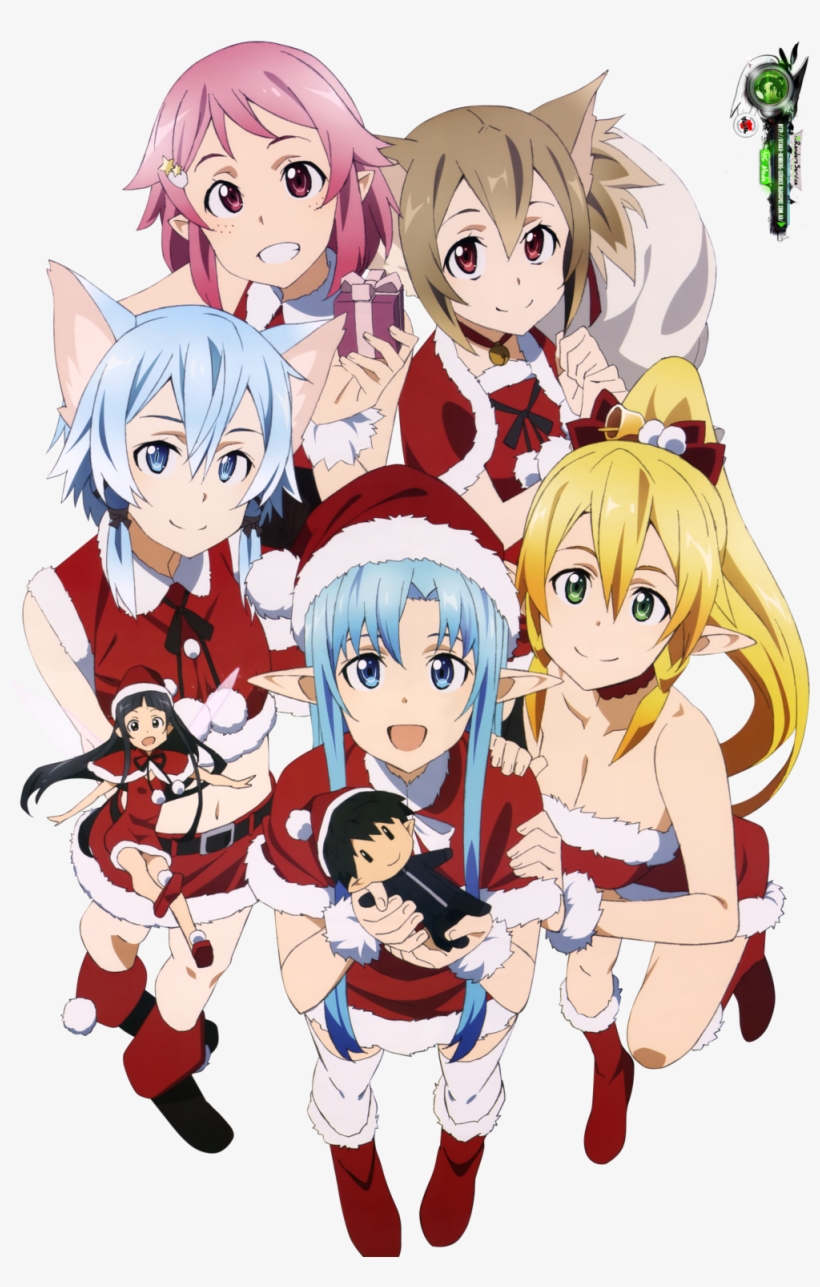 Im Already Sining Christmas Carols In Choir, And Its - Sword Art Online Girls, transparent png #1657700