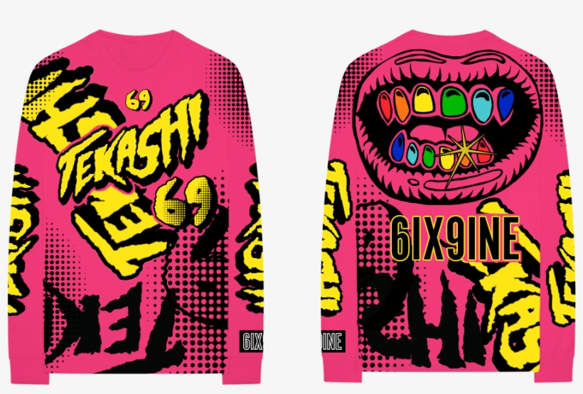 Image1 36477cbd 3804 4cfc B855 29ceee8901518398638 - 6ix9ine Long Sleeve Shirt, transparent png #1657765