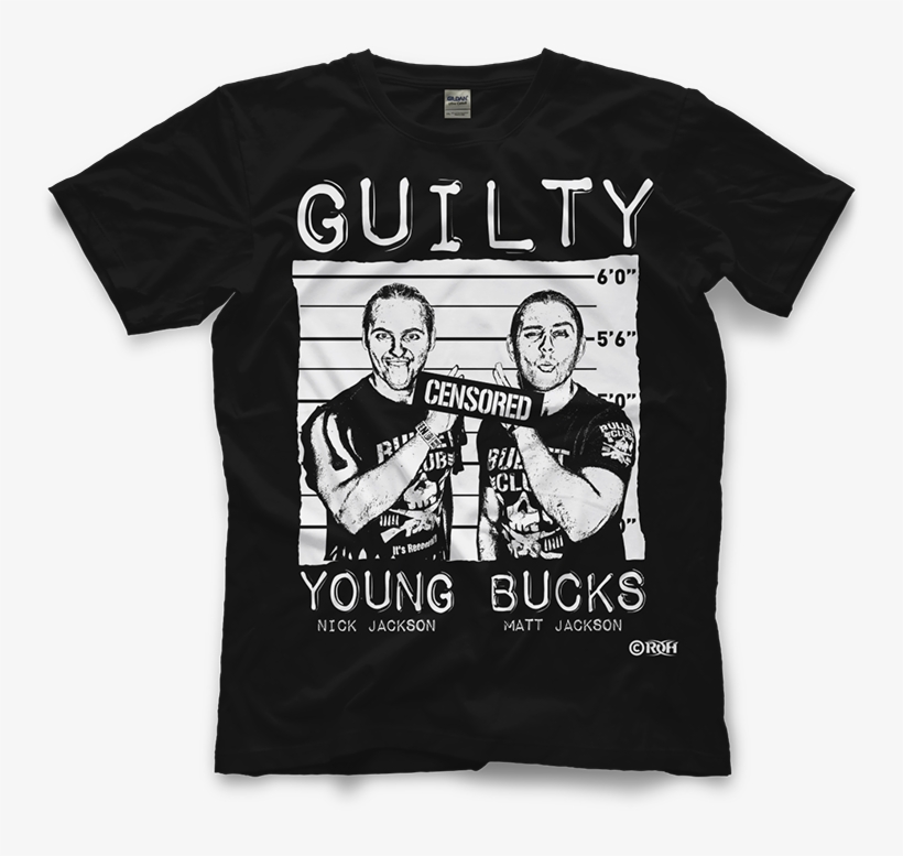 Young Bucks "guilty Censored" T-shirt - Stark Game Of Thrones T Shirt, transparent png #1658081