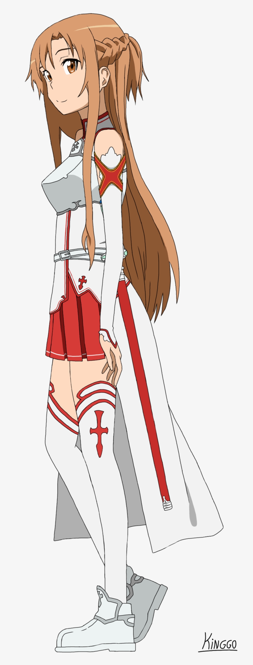 Free: Kirito Asuna Sword Art Online Anime, asuna transparent