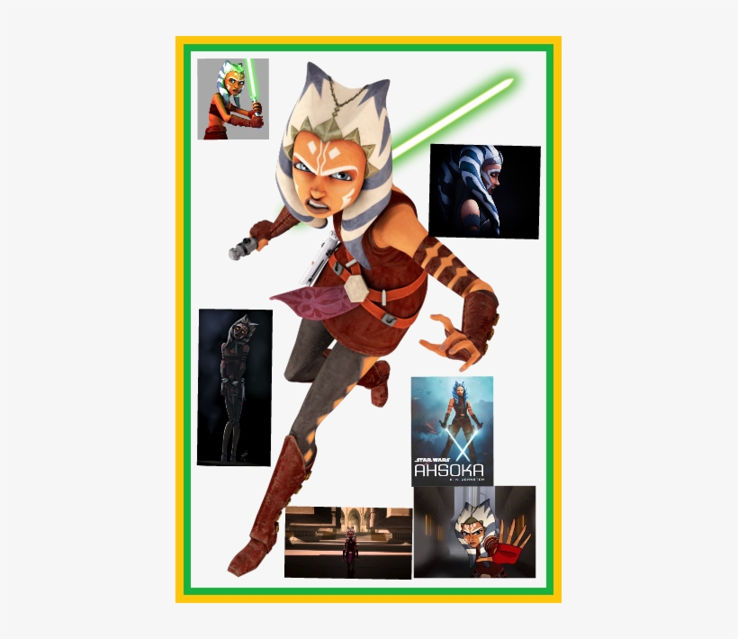 Star Wars The Clone Wars Ahsoka In Action, transparent png #1658230