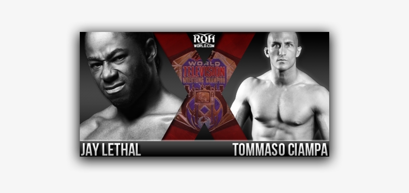 Jay Lethal Vs Tommaso Ciampa With The Television Title - Ring Of Honor, transparent png #1658535