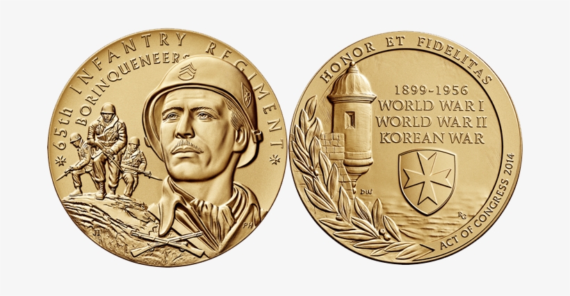 The Borinqueneers Congressional Gold Medal Ceremony - Borinqueneers Congressional Gold Medal, transparent png #1658536