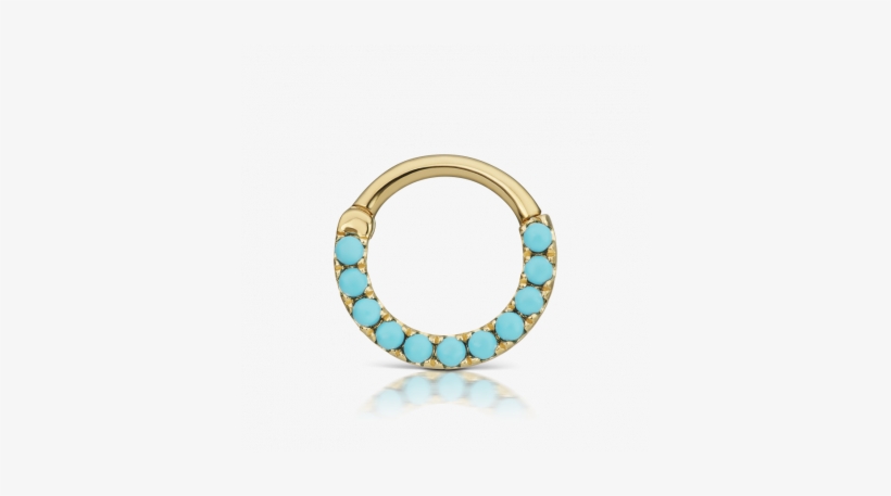 16g 5/16" Turquoise Horizontal Eternity Clicker Image - Opal, transparent png #1658805