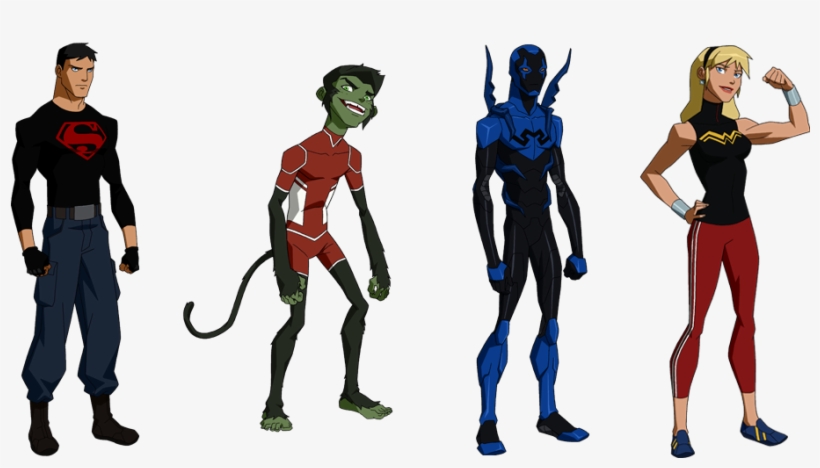 Featuring A New Superboy Costume Beast Boy Blue Beetle Young Justice Cassie Sandsmark Free Transparent Png Download Pngkey Featuring A New Superboy Costume Beast Boy Blue Beetle Young Justice Cassie Sandsmark Free Transparent Png Download Pngkey