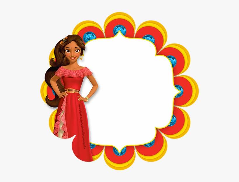 Http - //fazendoanossafesta - Com - Br/2016/12/elena- - Elena Of Avalor Invitations, transparent png #1659504