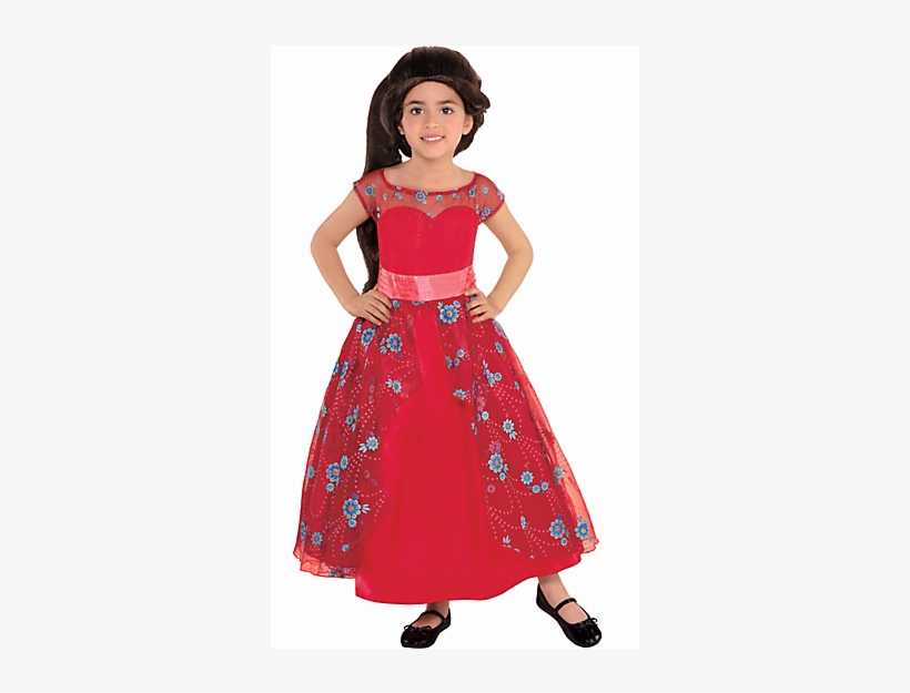 Girls Elena Of Avalor Ball Gown Costume - Elena Of Avalor Costume, transparent png #1659554