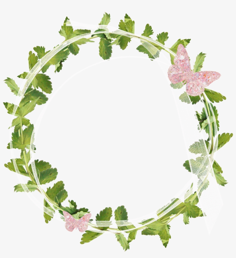 Wreath Floral Design Garden Roses Flower - Floral Leaves Ring, transparent png #1659583