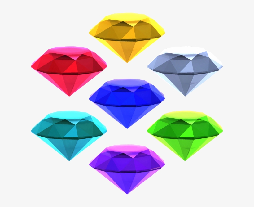 Sonic 1 Chaos Emeralds Sprites