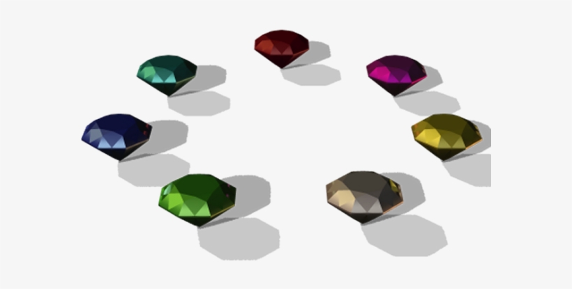 Chaos Emeralds - Chaos Emeralds 3d Png, transparent png #1660015